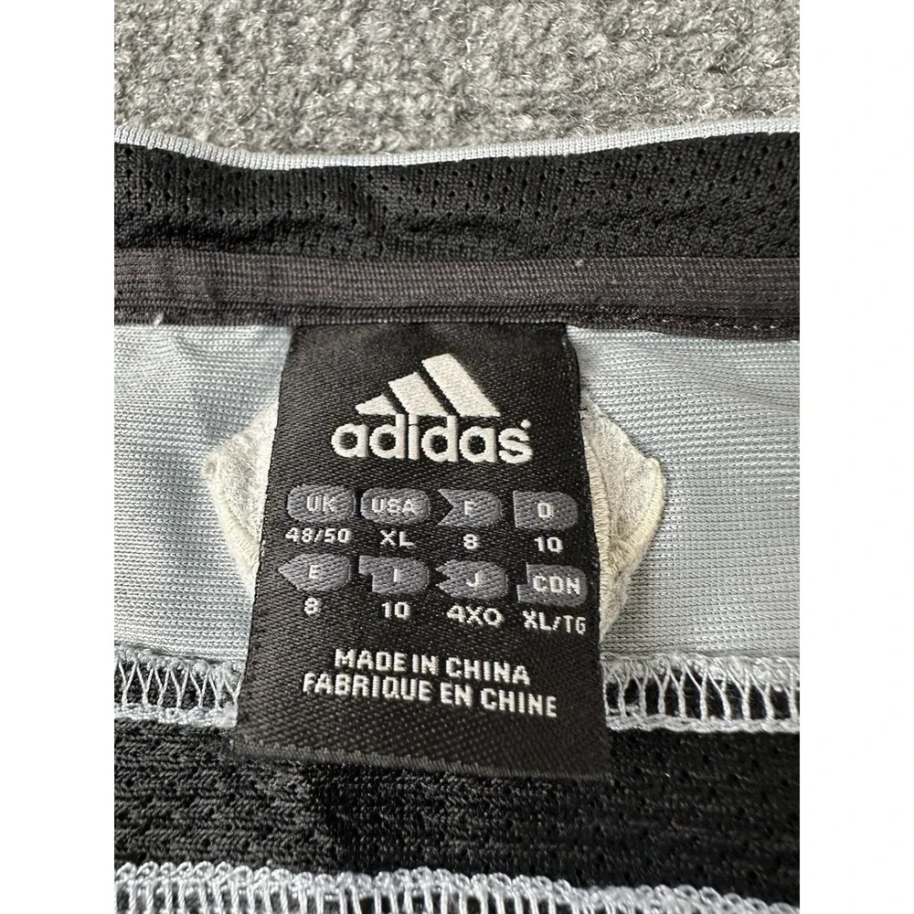 Mens Soccer Real Madrid Grey Adidas Climacool Goalkeeper Jersey 2004, Size XL